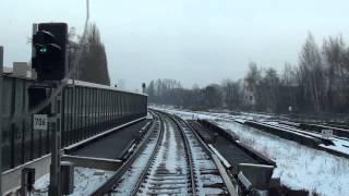 Führerstandsmitfahrt SBahn Berlin Ringbahn 42 Westkreuz  Westkreuz [upl. by Durand]