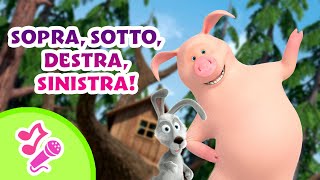 TaDaBoom Italia 🎵 SOPRA SOTTO DESTRA SINISTRA Karaoke 🎵 Masha e Orso [upl. by Eissolf98]