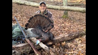 APRIL 10 2021 SELF FILMED FLINTLOCK MUZZELOADER SPRING GOBBLER HUNT [upl. by Ahsenek]