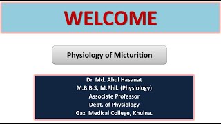 Micturition Reflex Easy explanation by Dr Hasanat [upl. by Auqined]