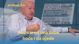 Ako narod ima zube hoće i da ujede  profesor Zec [upl. by Ullund]