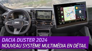 Dacia Duster 2024 Nouveau système multimédia en détail [upl. by Sheela]