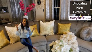 THINKING OF BUYING FURNITURE FROM WAYFAIR Living Room Update [upl. by Cleodal176]