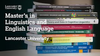 Masters in Linguistics and English Language at Lancaster University [upl. by Blight734]