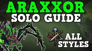 Araxxor Solo Guide for Beginners 202122 ALL STYLES  Learn Araxxor Easily  Runescape 3 [upl. by Raab]