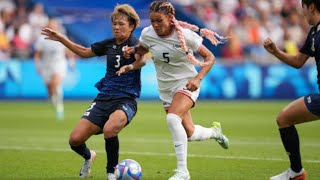 Trinity Rodmans extratime goal sends USWNT to Olympic semifinal after 10 win vs Japan [upl. by Aicittel]