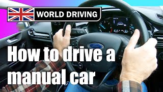 How To Drive a Manual Car for Beginners With Simple Clutch Tips [upl. by Haslam]