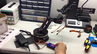 6DOF allmetal robot arm with MG996R servos [upl. by Aurelio512]