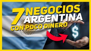 7 IDEAS de NEGOCIOS RENTABLES en ARGENTINA 2023 CON POCO DINERO 💰  Mentes Brillantes [upl. by Assiram]