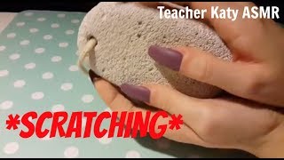 Intense Scratching on PUMICE STONE ASMR Pietra Pomice [upl. by Akinwahs]