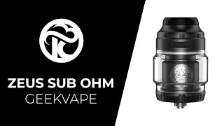 Tank Zeus Sub Ohm de Geekvape  Unboxing et Tutoriel FR [upl. by Savitt943]