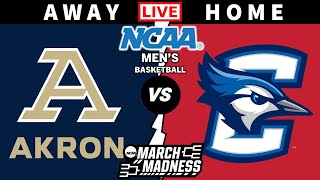 Akron vs Creighton  March Madness  NCAA Mens Basketball Live Scoreboard [upl. by Trescha]