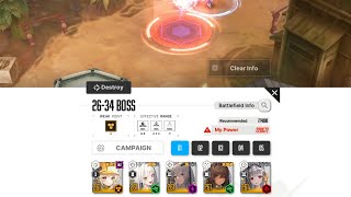 GODDESS OF VICTORY NIKKE  Chapter 26 Boss clear  53k CP [upl. by Esilrahc]