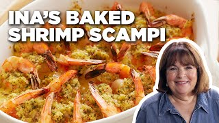 How to Make Ina’s 5Star Baked Shrimp Scampi  Barefoot Contessa Cook Like a Pro  Food Network [upl. by Nnarefinnej]