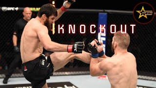 Ankalaev vs Cutelaba 2 highlightsᴴᴰ  Crazy knockout [upl. by Berfield]