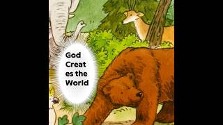 God Creates the WorldRead Aloud Books bible cartoon story abcd english reels new viralvideo [upl. by Kessia]