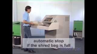 Destroyit 4107 Industrial Paper Shredder [upl. by Ainesej]