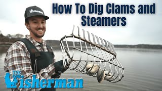 The Fisherman How To Dig Hard Clams and Steamers [upl. by Netsoj]