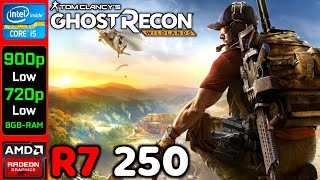 Tom Clancys ghost Recon Wildlands  AMD R7 250 2GB  i5 2500K In 2023  900p 720p Low [upl. by Aisitel]