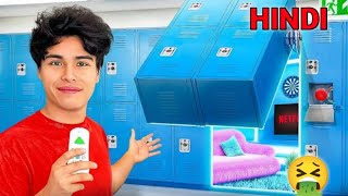 I Built 3 SECRET Rooms In School 🤮  in Hindireaction video San karan yadav [upl. by Dulcy]