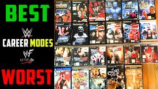 Best amp Worst WWE Career Modes In WWE Games 20002018 [upl. by Akcired965]