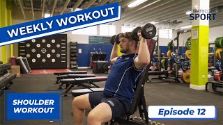 Ep12 Shoulder Workout with Stuart [upl. by Anicnarf]