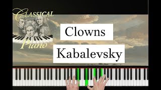 Clowns  Dmitri Kabalevsky Piano [upl. by Lethia17]