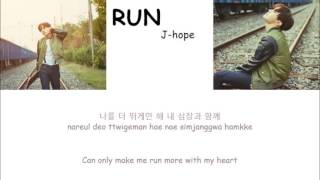 BTS 방탄소년단  RUN Color Coded HanRom Eng Lyrics [upl. by Jewelle354]