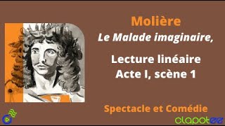 MOLIERE  Le Malade Imaginaire Acte I scène 1 [upl. by Forrest]