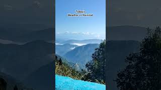 Himalaya view from Nainital  Nainital Weather Update  nainital himalaya [upl. by Thorma]