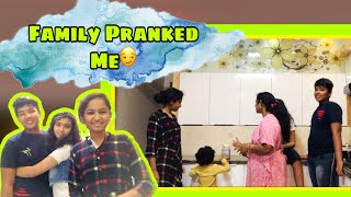 My Family Pranked Me😏Spurthi Vlogs [upl. by Llenrag]