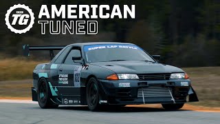 Is this 850hp Nissan Skyline R32 GTR Time Attack Monster the ultimate Godzilla  American Tuned [upl. by Yekram752]