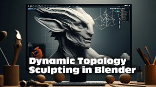 Dynamic Topology Sculpting Tutorial in Blender [upl. by Gnuhc445]