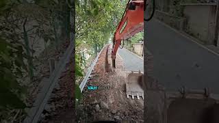 Excavator man uses 2 bucket  shorts youtubeshorts automobile facts [upl. by Granniah]