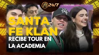 ¡Santa Fe Klan recibió un tour por toda la casa  La Academia 2024 [upl. by Brand]