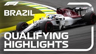 2018 Brazilian Grand Prix Qualifying Highlights [upl. by Waltner]