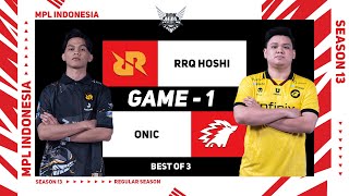 Game  1 RQR HOSHI vs ONIC  MPL ID S13 [upl. by Cannon]