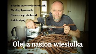 Olej z nasion wiesiołka na regenerację serca wątroby nerek [upl. by Ardnuaek]