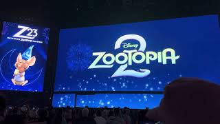 D23 Zootopia 2 announcement [upl. by Bogart]