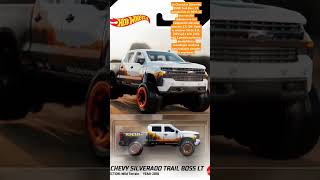 19 CHEVY SILVERADO TRAIL BOSS LTREAL chevrolet silverado hotwheels [upl. by Janka]