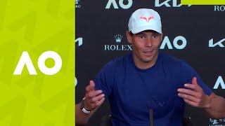 Rafael Nadal quotSorry for that quot 4R press conference  Australian Open 2021 [upl. by Solnit]