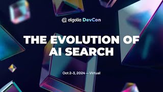 The evolution of AI search  Dustin Coates [upl. by Humfrid]