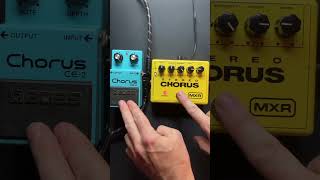 Clean guitar chorus comparison BOSS CE2 vs MXR 134 into a Laney Lionheart L20H Amp guitarpedals [upl. by Normak347]