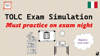 Tolc Exam Preparetion Preparetion Exploring Alpha test TOLC Simulations for Englsih Speaker [upl. by Ciaphus363]