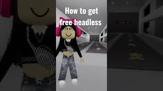 Fake headless in brookhaven roblox short [upl. by Kattie380]