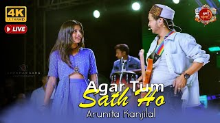 Arunita amp Pawandeep Live Singing  Agar Tum Saath Ho  Outstanding Singing Performance  Haldwani [upl. by Atir]