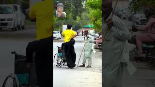 Ninja Mother on Wheel Chair Last part😆😂 funny comedy prank entertainment [upl. by Ettenawtna296]