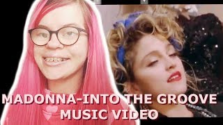 MADONNA  INTO THE GROOVE MUSIC VIDEO REACTION  Sisley Reacts [upl. by Auehsoj]