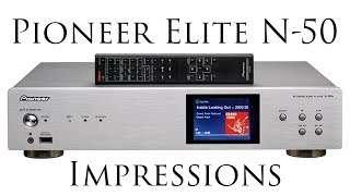 Pioneer Elite N50 Network Audio Player [upl. by Arbmat]