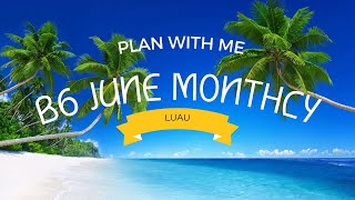 B6 Monthly Plan With Me [upl. by Lois]